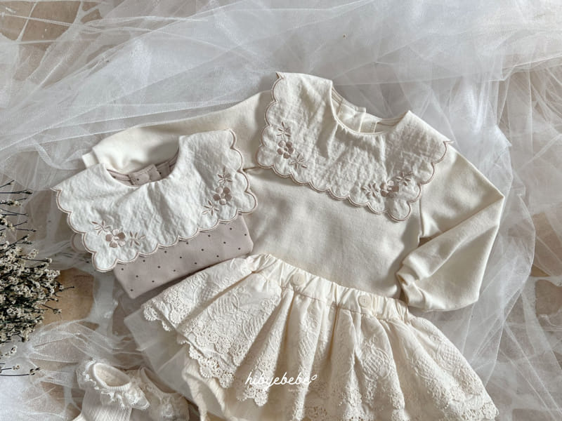 Hi Byebebe - Korean Baby Fashion - #babyootd - Lace Dungarees Bloomers