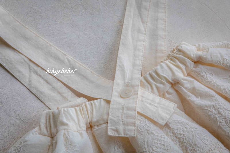 Hi Byebebe - Korean Baby Fashion - #babyoutfit - Lace Dungarees Bloomers - 3
