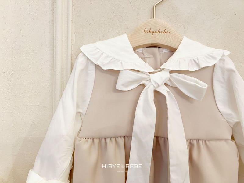 Hi Byebebe - Korean Baby Fashion - #onlinebabyboutique - Almond Collar Body Suit - 2