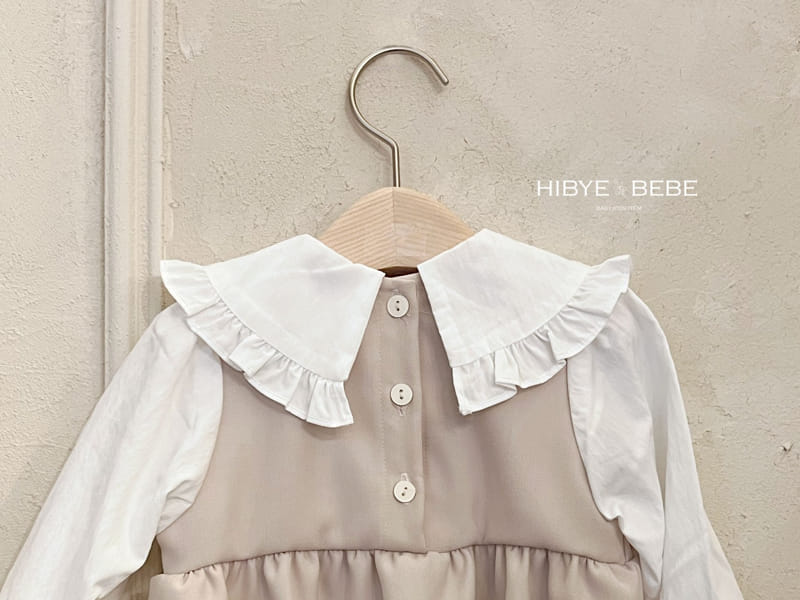 Hi Byebebe - Korean Baby Fashion - #onlinebabyshop - Almond Collar Body Suit - 3