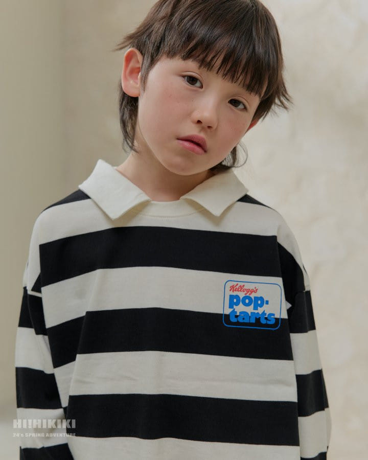 Hikiki - Korean Children Fashion - #designkidswear - Callog Collar Tee - 8
