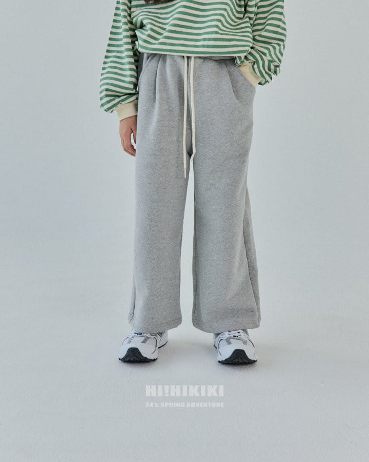 Hikiki - Korean Children Fashion - #designkidswear - Wrinkle Wide Pants - 6