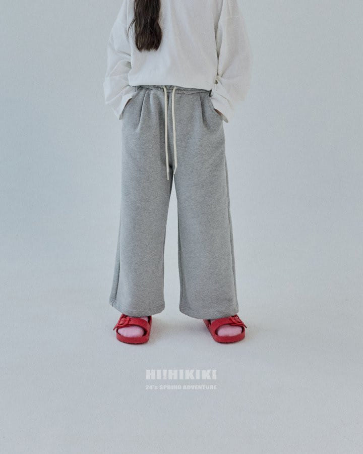 Hikiki - Korean Children Fashion - #discoveringself - Wrinkle Wide Pants - 7