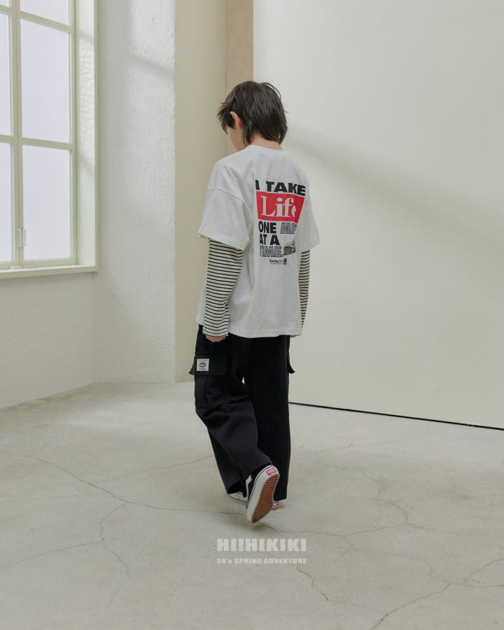Hikiki - Korean Children Fashion - #discoveringself - Wide Cargo Pants - 5