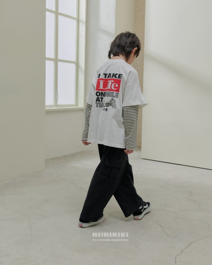 Hikiki - Korean Children Fashion - #discoveringself - Big Bble Double Tee