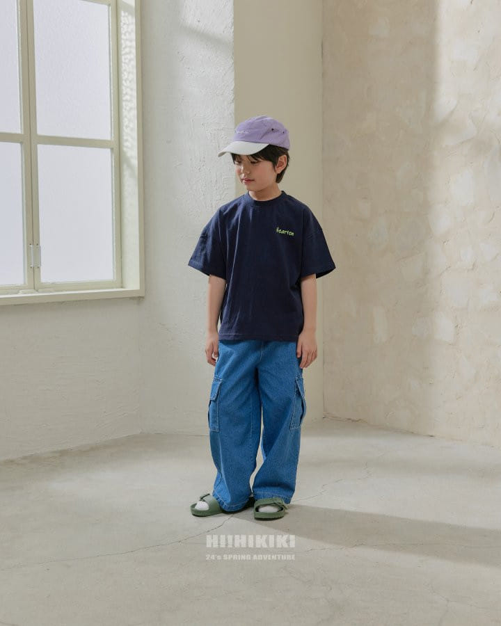 Hikiki - Korean Children Fashion - #discoveringself - Heart Shortsleeve Tee - 3