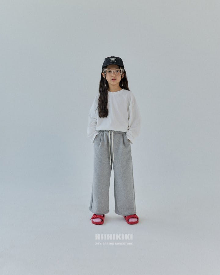 Hikiki - Korean Children Fashion - #fashionkids - Wrinkle Wide Pants - 8