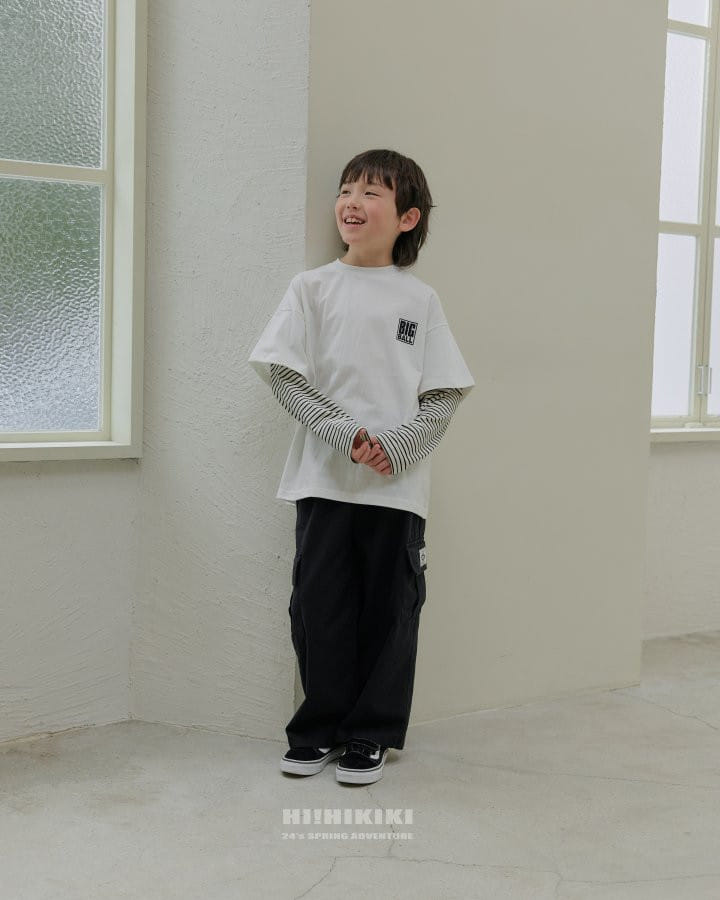 Hikiki - Korean Children Fashion - #kidsshorts - Big Bble Double Tee - 3