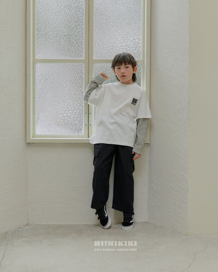 Hikiki - Korean Children Fashion - #kidsshorts - Big Bble Double Tee - 4
