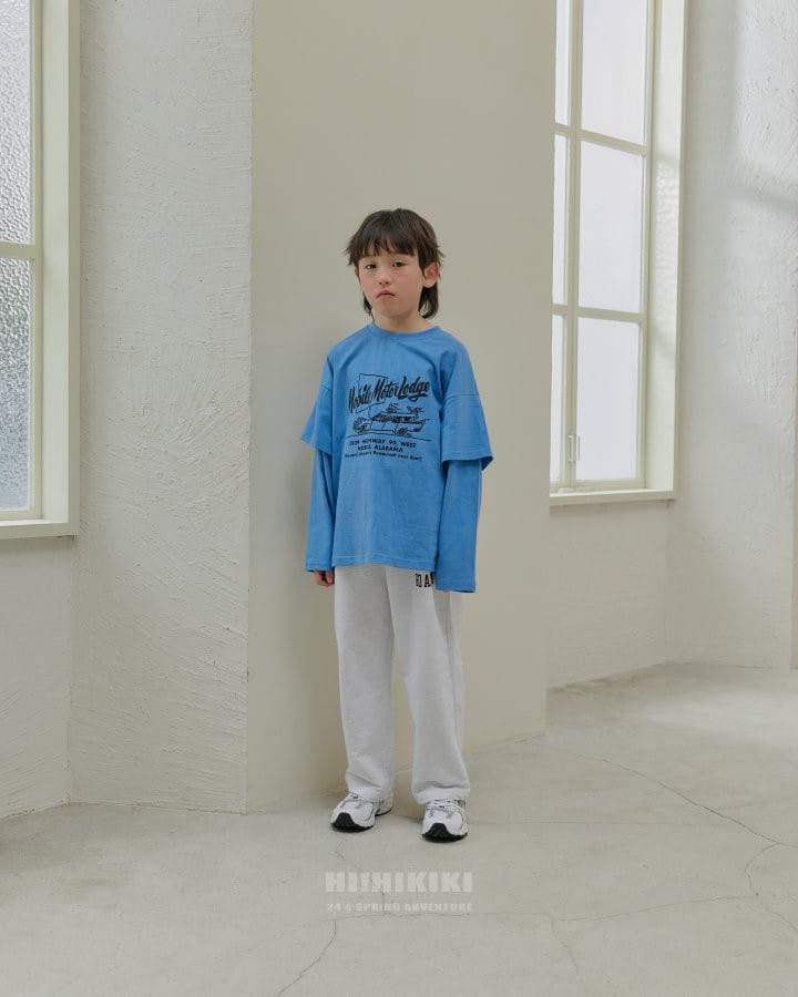 Hikiki - Korean Children Fashion - #kidsstore - Motor Double Tee - 2