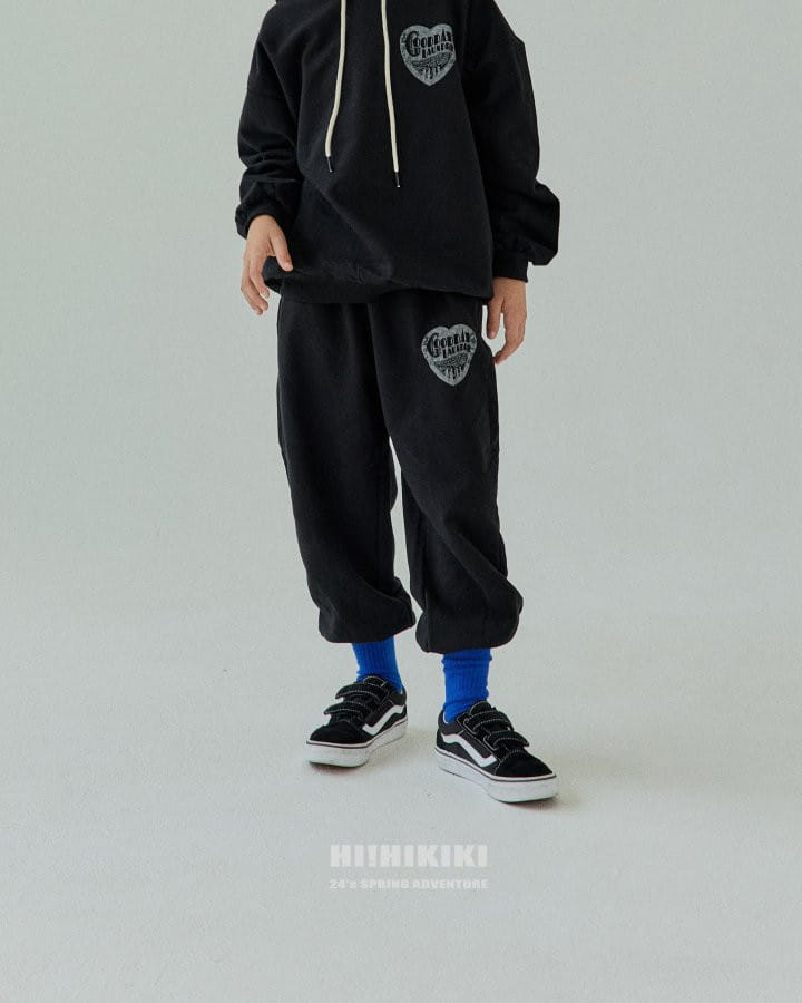 Hikiki - Korean Children Fashion - #kidsstore - Heart Jogger Pants - 5