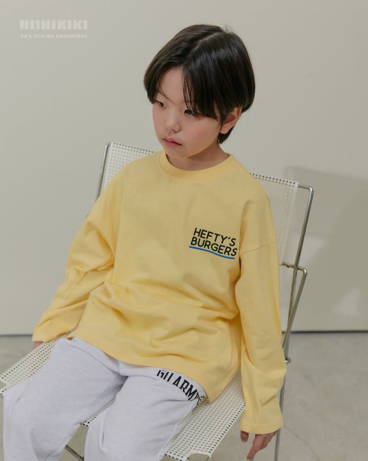 Hikiki - Korean Children Fashion - #kidsstore - Burger Tee - 4
