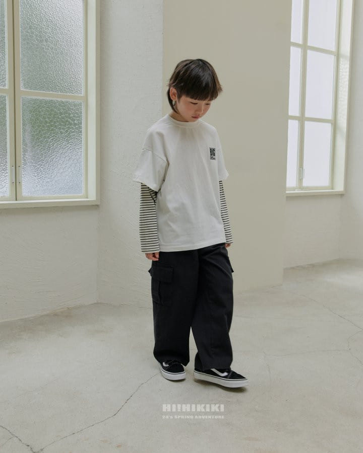 Hikiki - Korean Children Fashion - #magicofchildhood - Big Bble Double Tee - 8