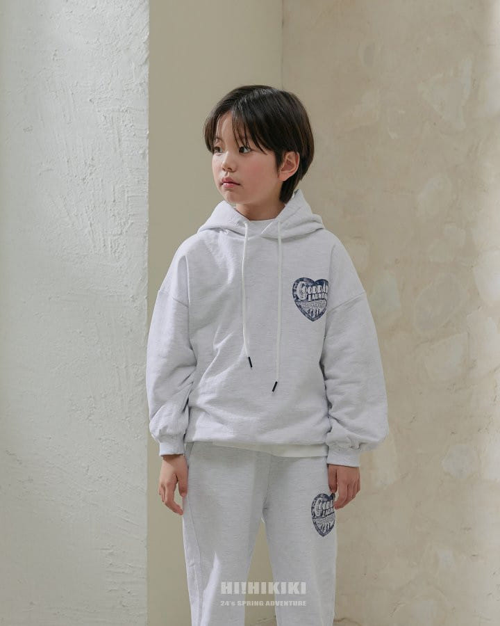 Hikiki - Korean Children Fashion - #magicofchildhood - Heart Hoody Tee - 8
