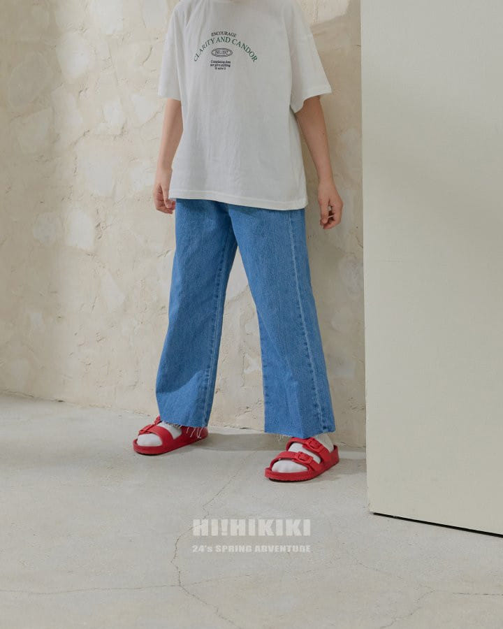 Hikiki - Korean Children Fashion - #stylishchildhood - Cutting Denim Pants - 6