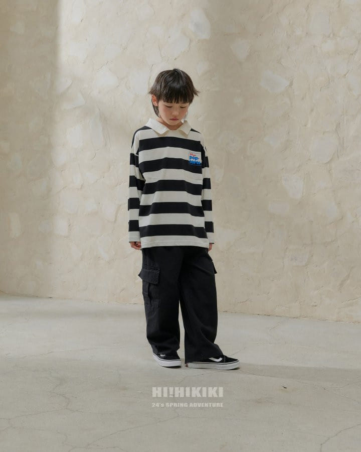 Hikiki - Korean Children Fashion - #todddlerfashion - Callog Collar Tee - 3