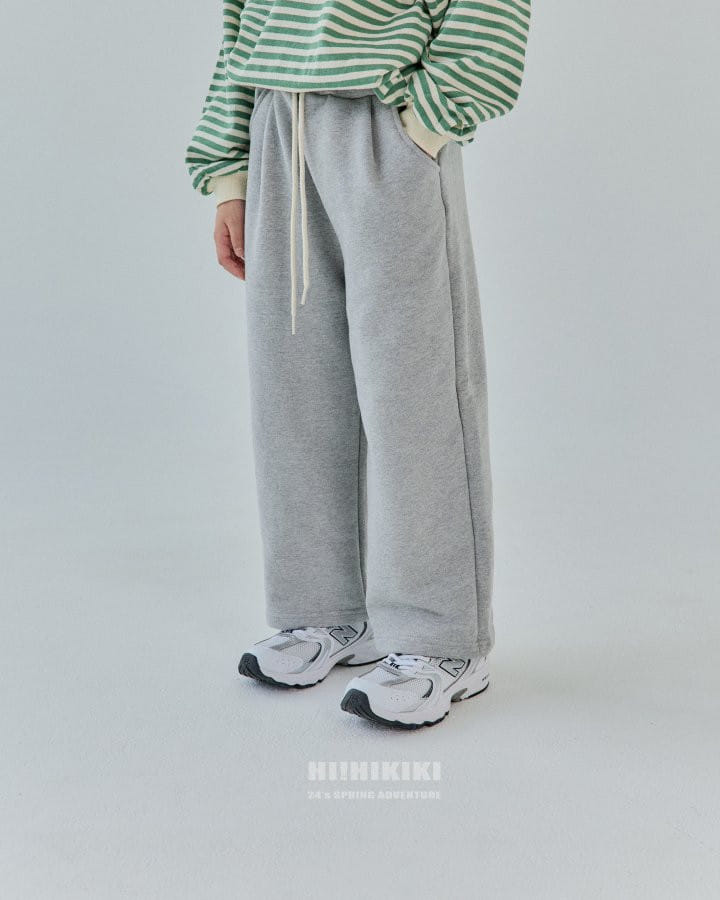 Hikiki - Korean Children Fashion - #todddlerfashion - Wrinkle Wide Pants