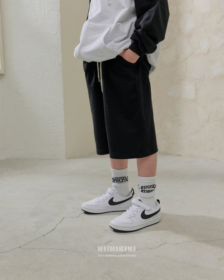 Hikiki - Korean Children Fashion - #toddlerclothing - Wrinkle Capri Shorts