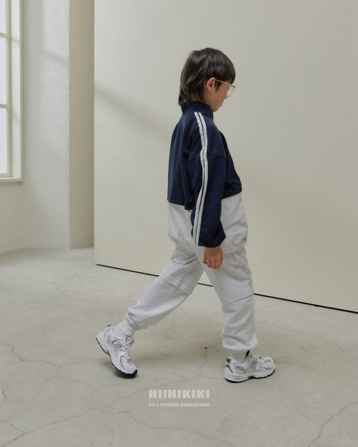 Hikiki - Korean Children Fashion - #toddlerclothing - Haki Line Jumper - 10