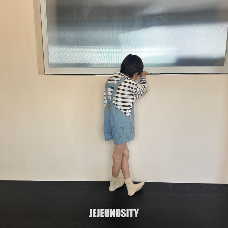 Jejeunosity - Korean Children Fashion - #childofig - Very Short Overalls  - 3