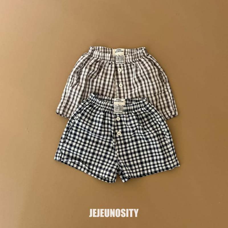 Jejeunosity - Korean Children Fashion - #childrensboutique - Gothic Check Pants