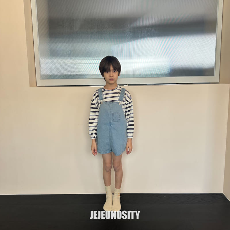 Jejeunosity - Korean Children Fashion - #childofig - Very Short Overalls  - 4