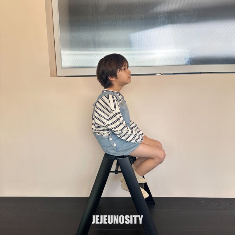 Jejeunosity - Korean Children Fashion - #designkidswear - Very Short Overalls  - 5