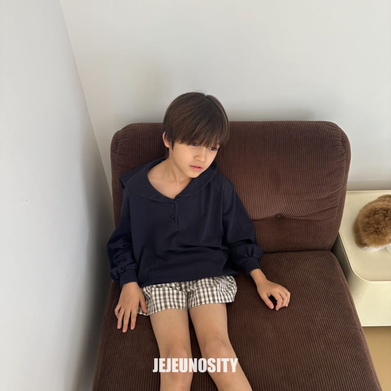 Jejeunosity - Korean Children Fashion - #kidsshorts - Gothic Check Pants - 5