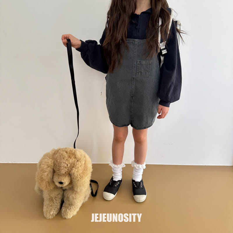 Jejeunosity - Korean Children Fashion - #kidzfashiontrend - Very Short Overalls  - 10