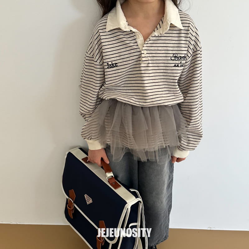 Jejeunosity - Korean Children Fashion - #magicofchildhood - Ley Collar Tee - 11