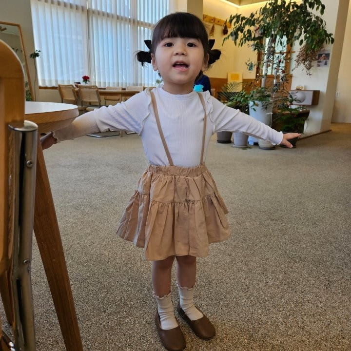 Kalla - Korean Children Fashion - #designkidswear - Latte Tee - 3
