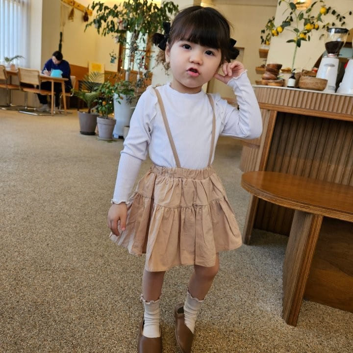Kalla - Korean Children Fashion - #designkidswear - Latte Tee - 4
