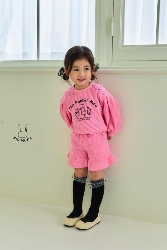 Kikimora - Korean Children Fashion - #Kfashion4kids - Mumu Rabbit Top Bottom Set - 8