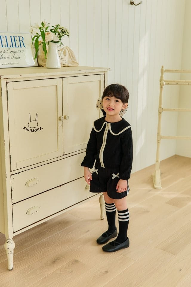 Kikimora - Korean Children Fashion - #Kfashion4kids - Rib Zip Up - 9