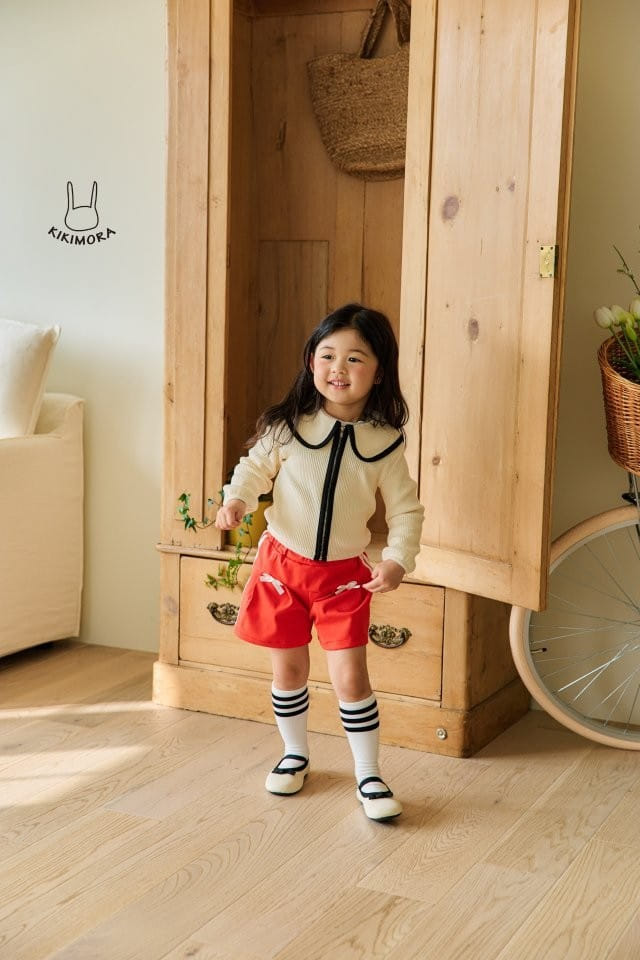 Kikimora - Korean Children Fashion - #kidzfashiontrend - Tape Ribbon Shorts - 4