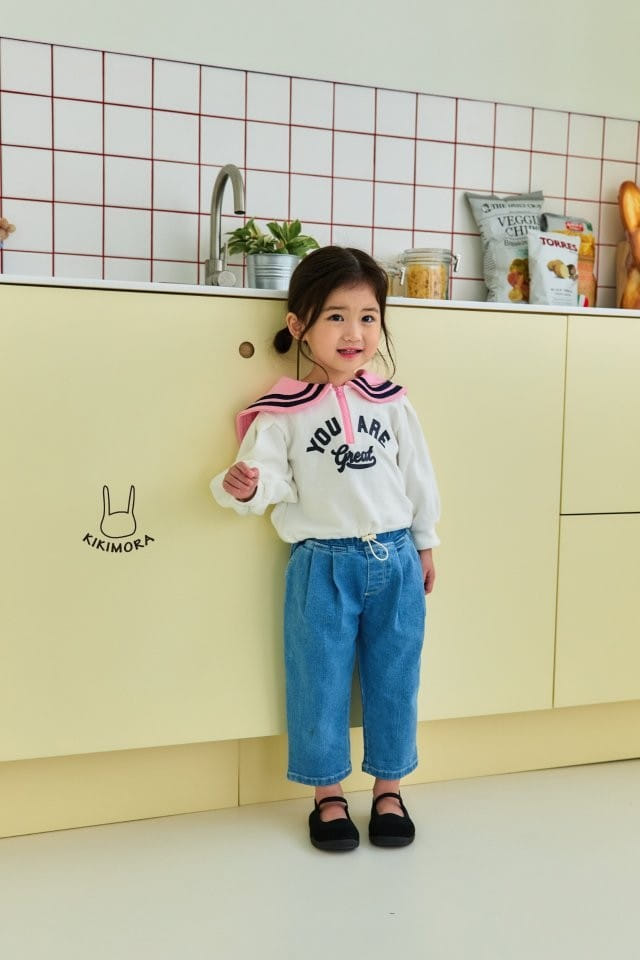 Kikimora - Korean Children Fashion - #Kfashion4kids - Wrinkle Denim Pants - 2