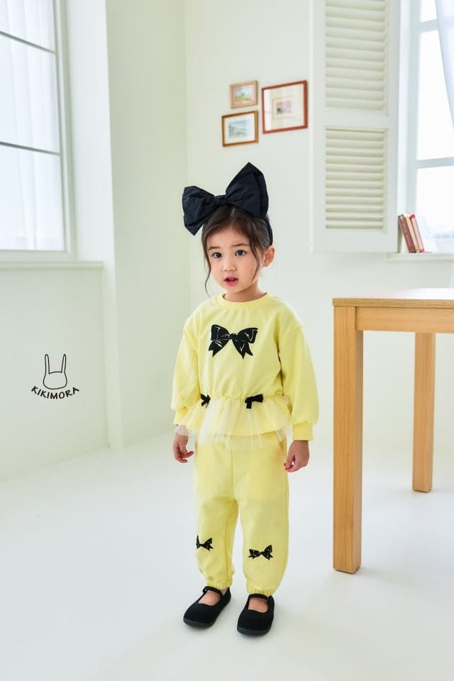 Kikimora - Korean Children Fashion - #childofig - Ribbon Sha Sweatshirt - 10