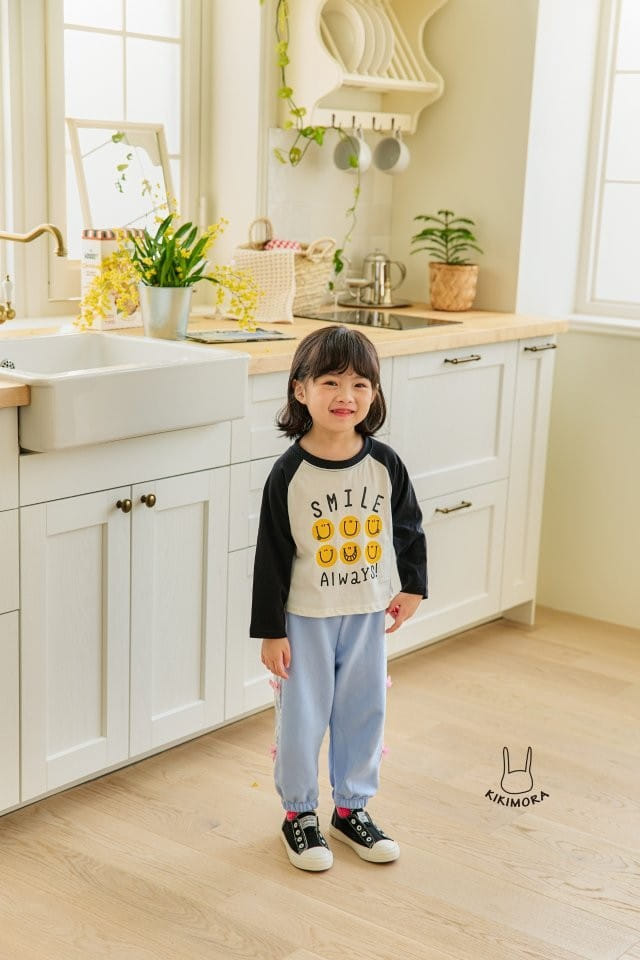 Kikimora - Korean Children Fashion - #childrensboutique - Smile Raglan Tee - 5