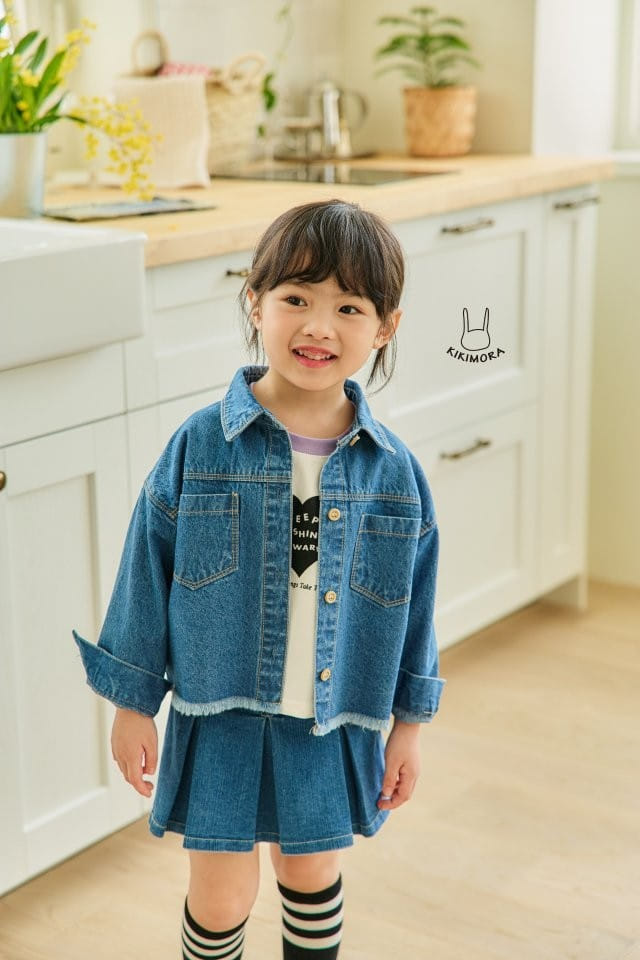 Kikimora - Korean Children Fashion - #childrensboutique - Denim Jacket