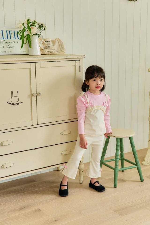 Kikimora - Korean Children Fashion - #designkidswear - Edge Ribbon Jogger Pants - 11