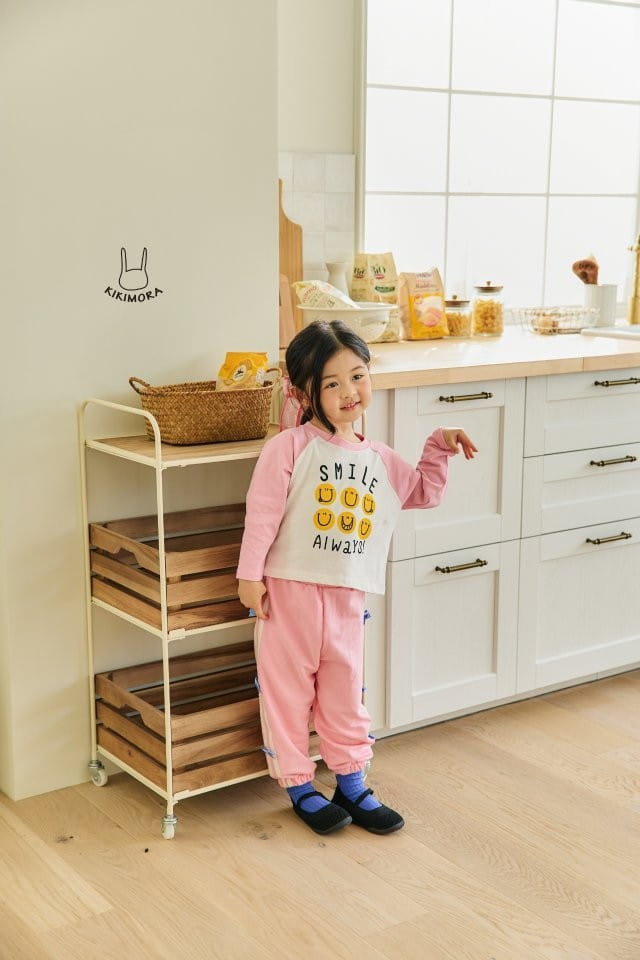 Kikimora - Korean Children Fashion - #designkidswear - Smile Raglan Tee - 6