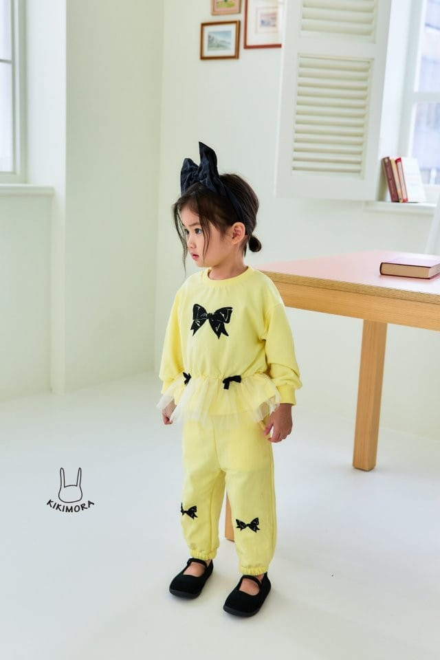 Kikimora - Korean Children Fashion - #designkidswear - Ribbon Sha Sweatshirt - 12