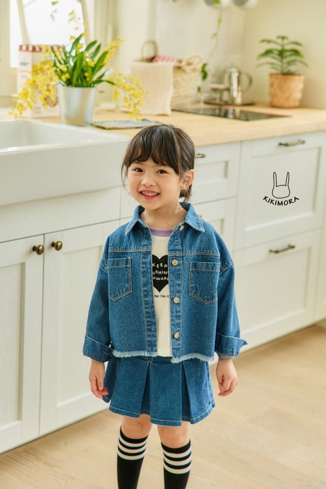 Kikimora - Korean Children Fashion - #designkidswear - Denim Jacket - 2
