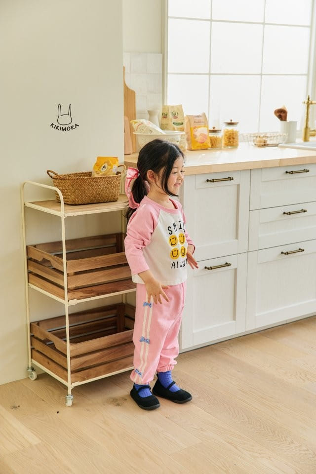 Kikimora - Korean Children Fashion - #discoveringself - Smile Raglan Tee - 7