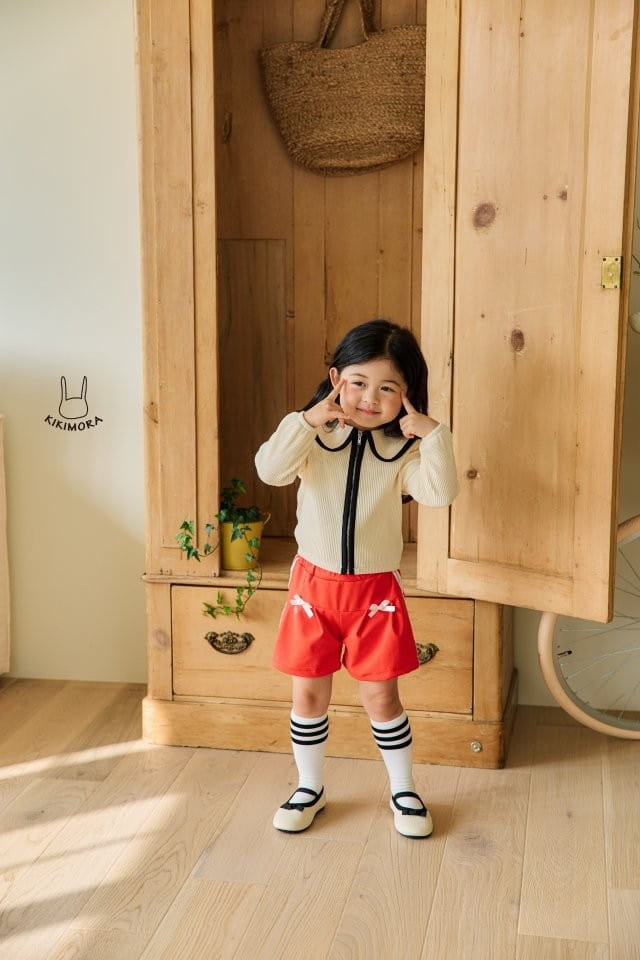 Kikimora - Korean Children Fashion - #designkidswear - Rib Zip Up - 4