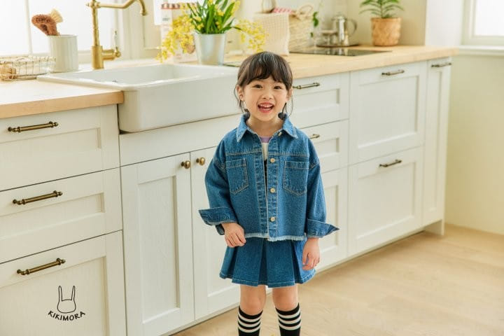 Kikimora - Korean Children Fashion - #discoveringself - Denim Jacket - 4