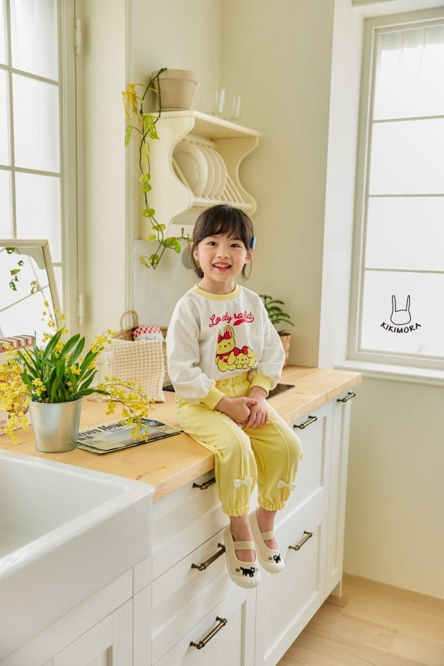 Kikimora - Korean Children Fashion - #kidsshorts - Lovely Rabbit Tee - 12