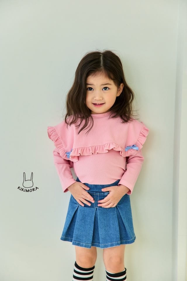 Kikimora - Korean Children Fashion - #kidzfashiontrend - Denim Skirt - 5