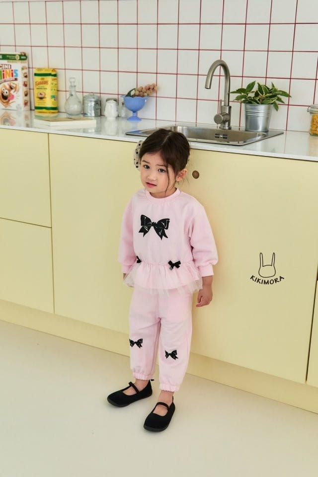 Kikimora - Korean Children Fashion - #littlefashionista - Simple Ribbon Jogger Pants