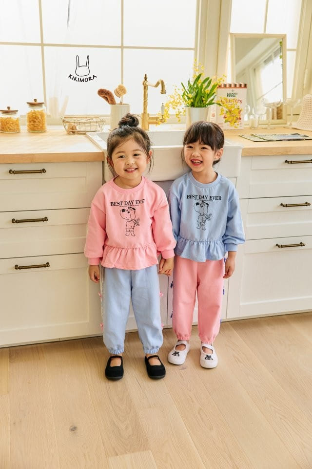 Kikimora - Korean Children Fashion - #littlefashionista - Dog Shirring Tee